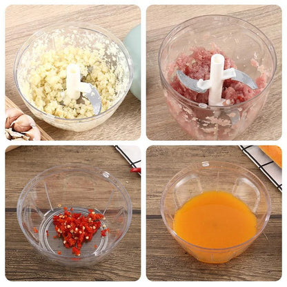 🧄 ✨ Glomexia Manual Garlic & Meat Chopper