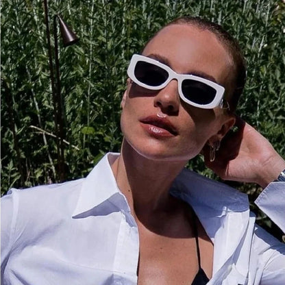 🕶️ Cat Eye Square Sunglasses – Vintage Designer Unisex Shades