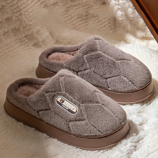 Glomexia Men’s Winter Cotton Slippers ❄️👞