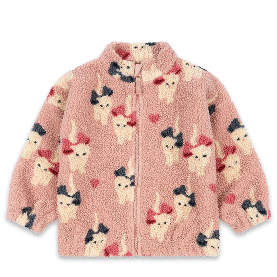 Premium Lambswool Kids Winter Jacket | Warm Cherry Coat | GLOMEXIA