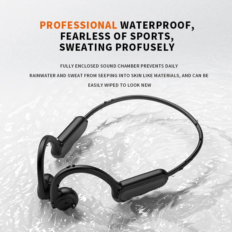 Premium Wireless Bone Conduction Earbuds – Bluetooth 5.0 Waterproof