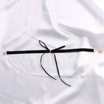 Black Velvet Gothic Choker Necklace