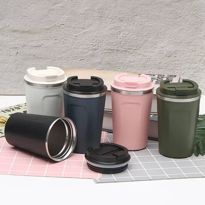 🌍 Glomexia Travel Thermal Mug – 380/510ML Stainless Steel Vacuum Cup ☕