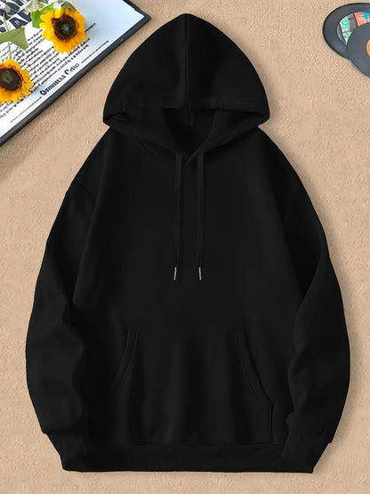 🖤🔥 Men’s Oversized Letter Print Hoodie – Street Style Edition