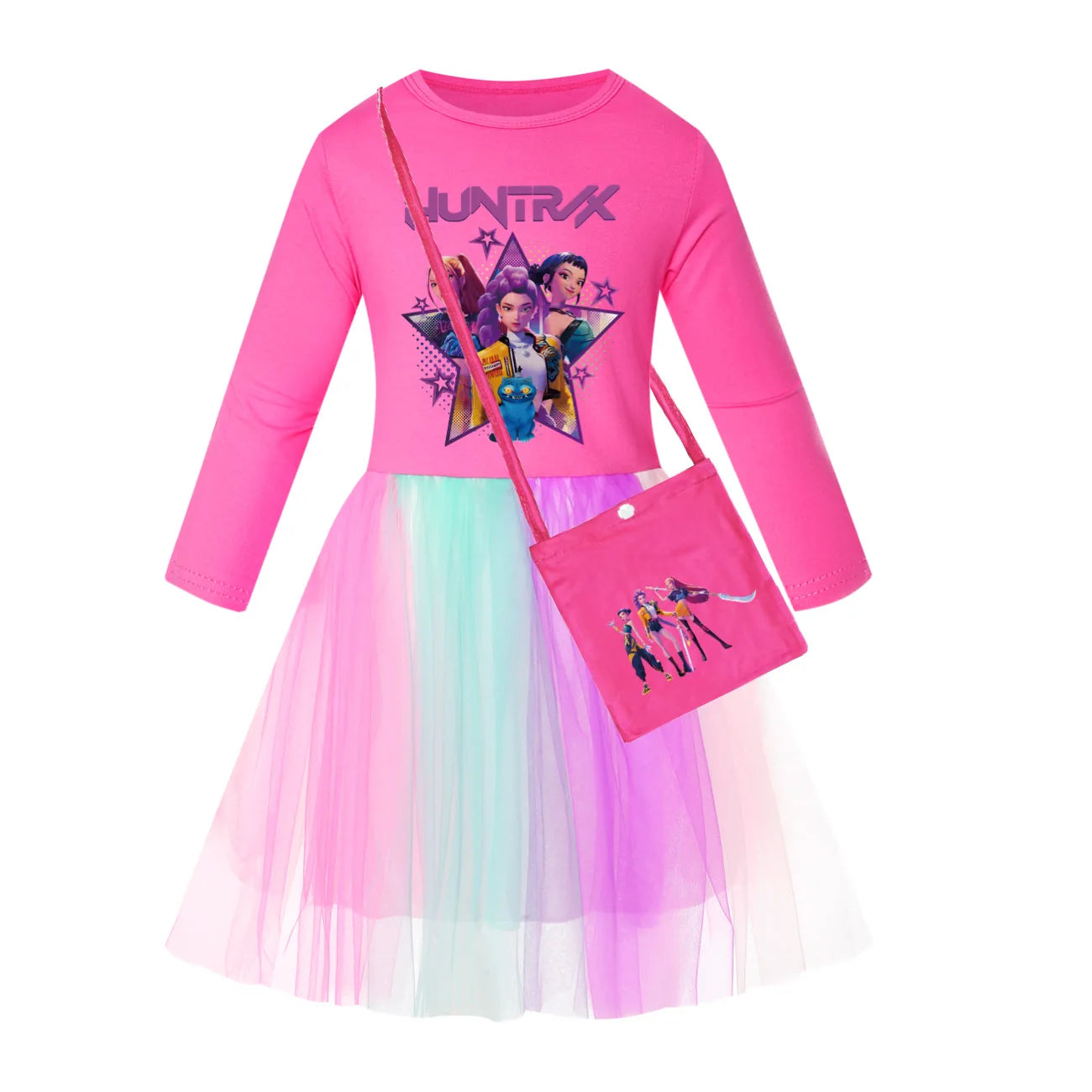 K-Pop Rainbow Party Dress 🌈