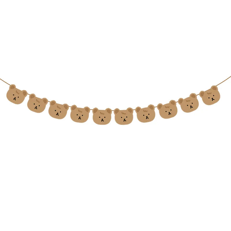 Premium Teddy Bear Birthday Balloon Decoration Set