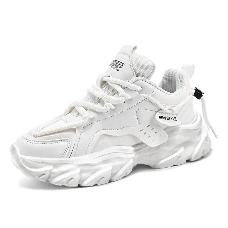 Breathable Thick-Sole Men’s Sneakers