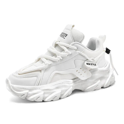 Breathable Thick-Sole Men’s Sneakers