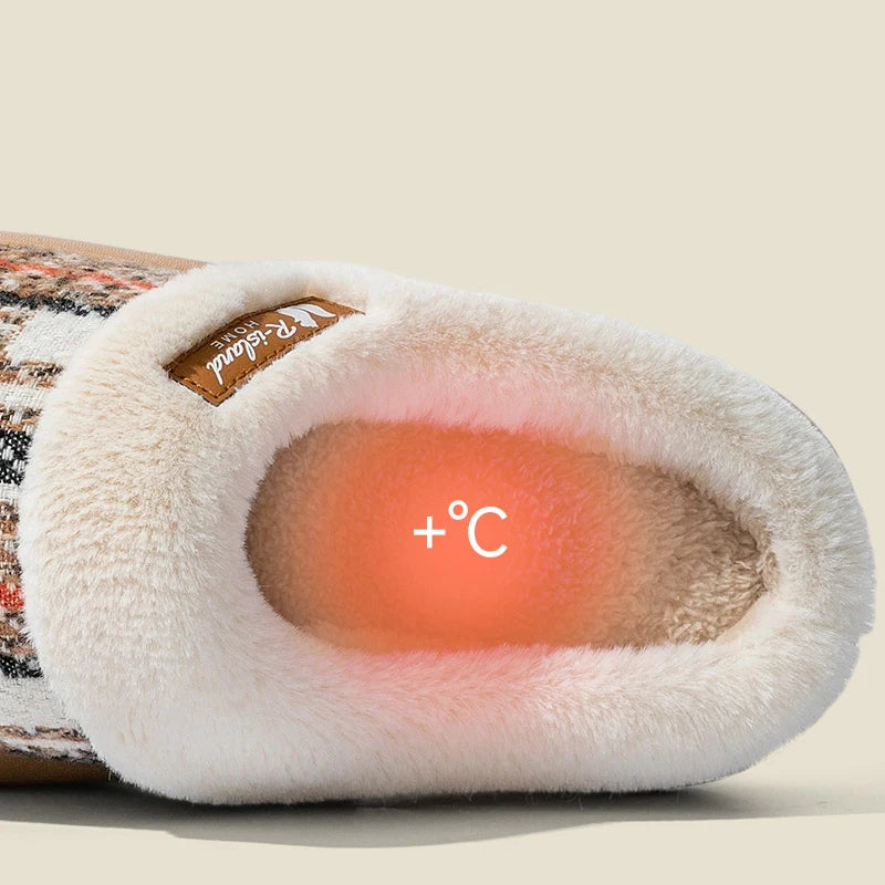 Women Fur Winter Slippers ❄️🥿 | Plush Warm EVA Sole