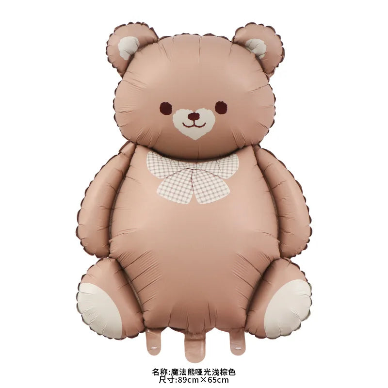 Premium Teddy Bear Birthday Balloon Decoration Set