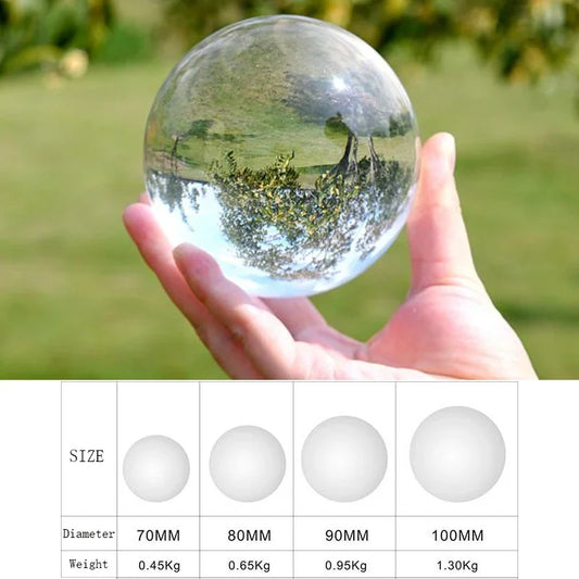 100mm Clear Glass Crystal Ball Lens Sphere