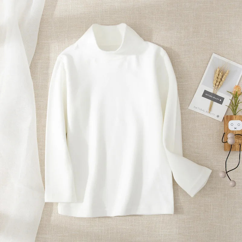 Premium Kids Winter Thermal Turtleneck Fleece Top