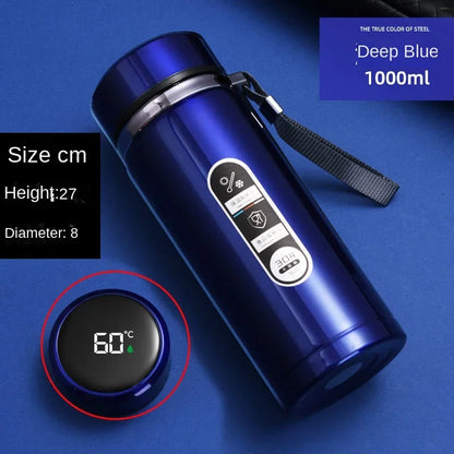 🌡️ Stainless Steel LED Temperature Thermos Bottle 💧✨
