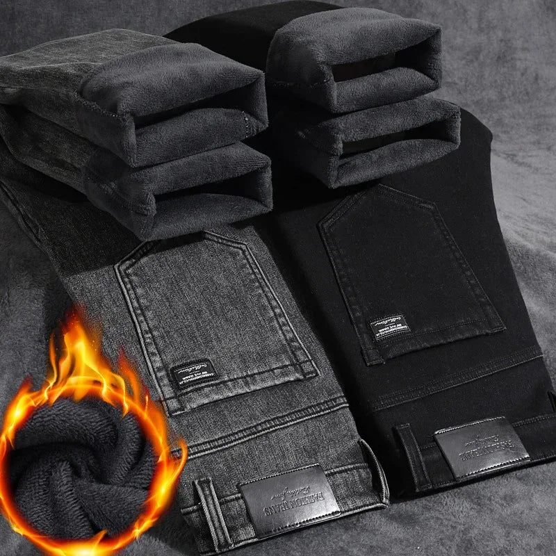 Glomexia Winter Warm Slim Jeans ❄️