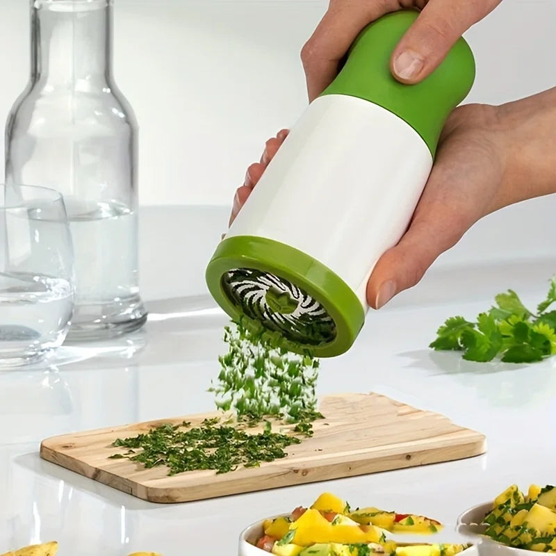 Manual Herb Grinder 🌿 | Easy Spice & Veg Cutter – Glomexia