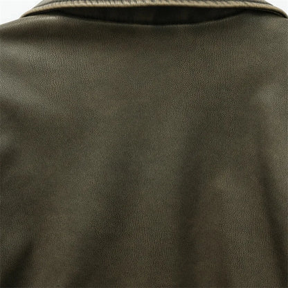 🧥 Women’s Zip-Up Streetwear Jacket – Casual Pocket Coat