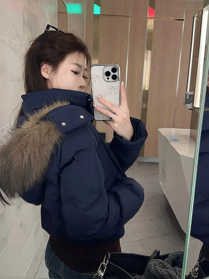 Women’s Hooded Puffer Jacket ❄️ Winter Korean Style