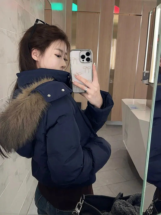 Women’s Hooded Puffer Jacket ❄️ Winter Korean Style