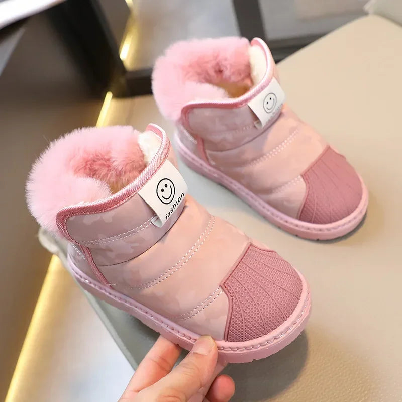 Girls PU Leather Fashion Boots 👢✨