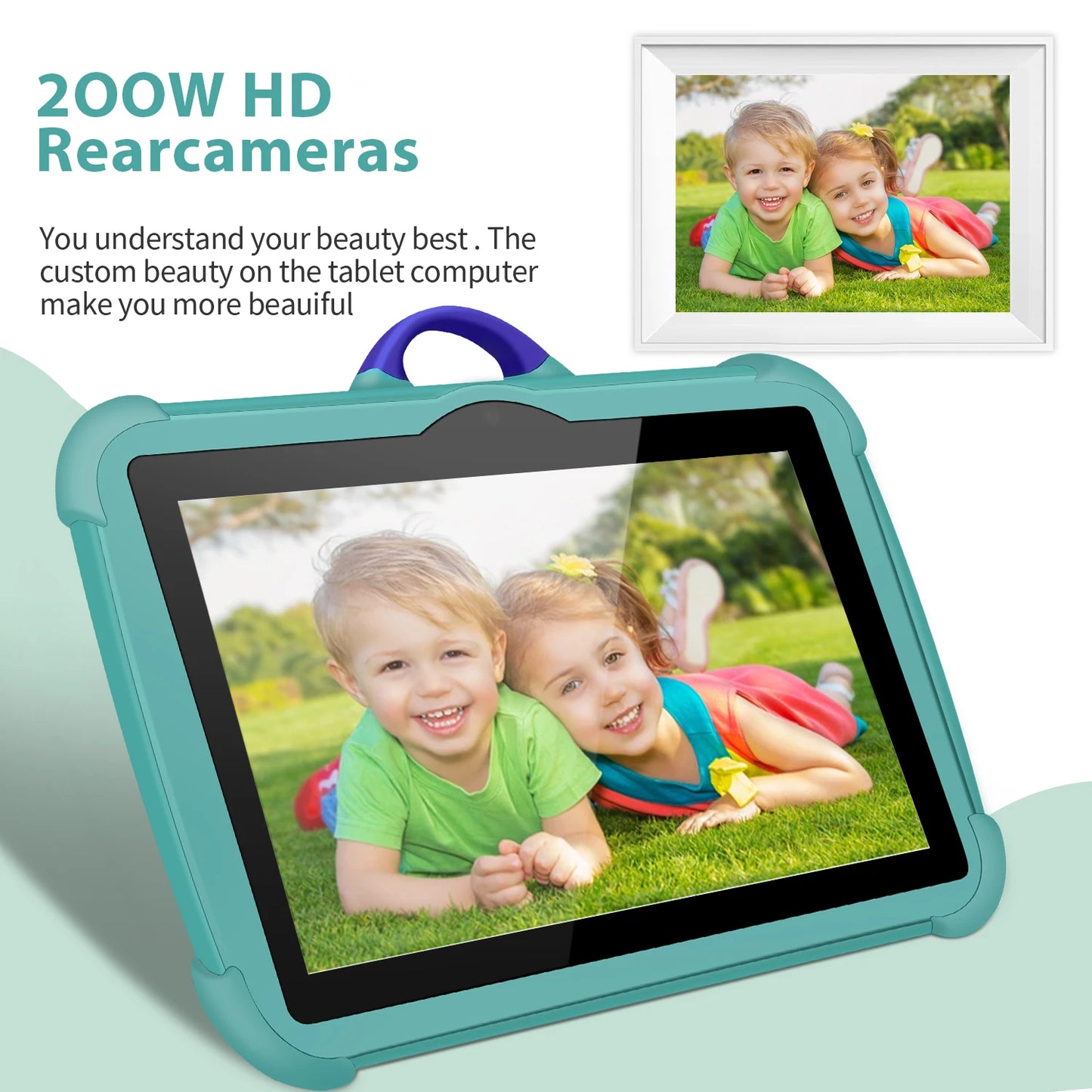 Smart Kids 7″ Android Tablet 🎮📱 | 4GB RAM 64GB | Learn & Play – Glomexia