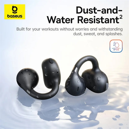 Baseus BC1 Open Ear Clip Wireless Earbuds – Bluetooth 6.0
