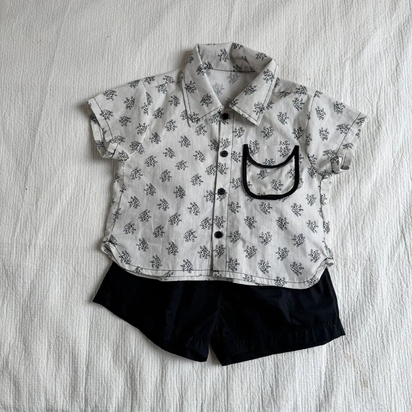 👕👗 Kids Summer Floral Sibling Outfit Set 🌸
