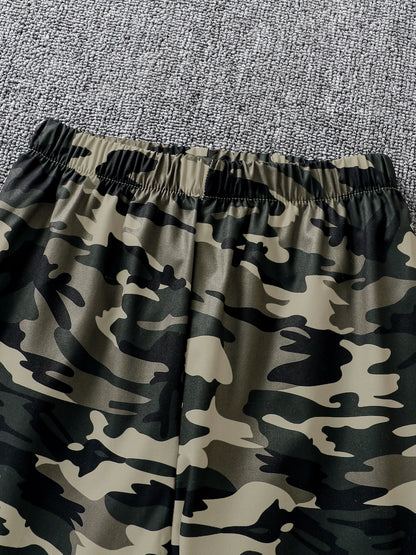 Premium Girls 3-Piece Hoodie & Camo Pants Set
