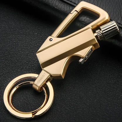 Outdoor Portable Match Keychain Kerosene Lighter