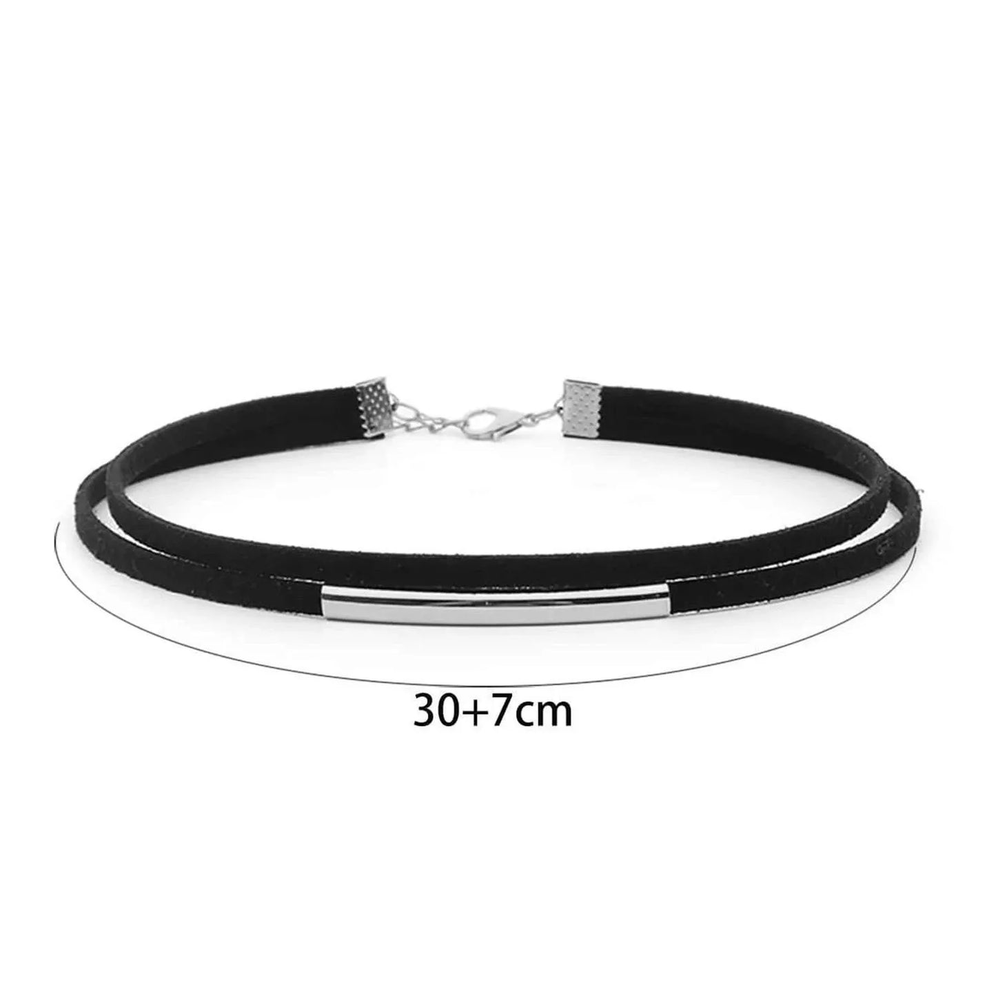Black Velvet Gothic Choker Necklace