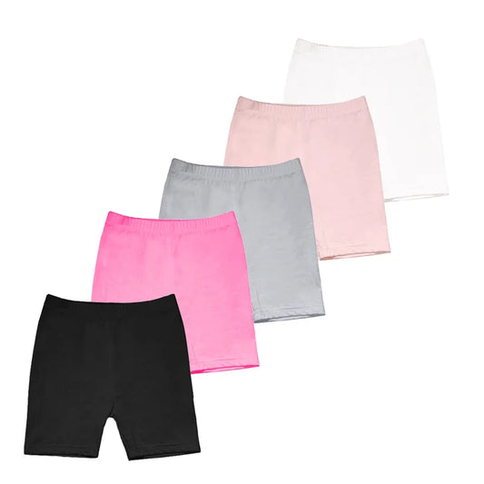 Premium Cotton Kids Leggings Shorts – Summer Safety Wear (2-13Y)