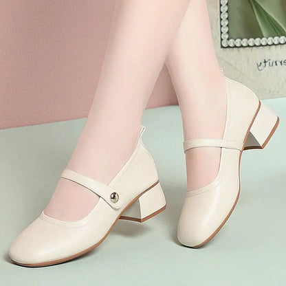 Glomexia Comfort Leather Shoes 👠