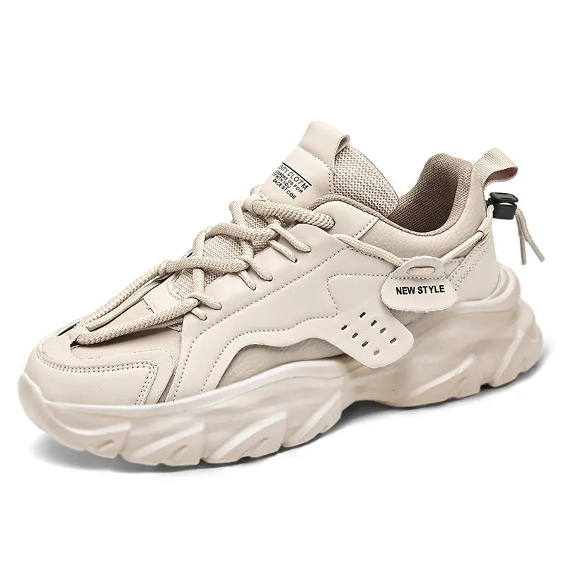 Breathable Thick-Sole Men’s Sneakers