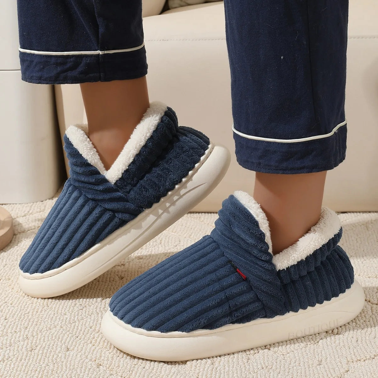 Winter Men’s Fur Ankle Slippers ❄️