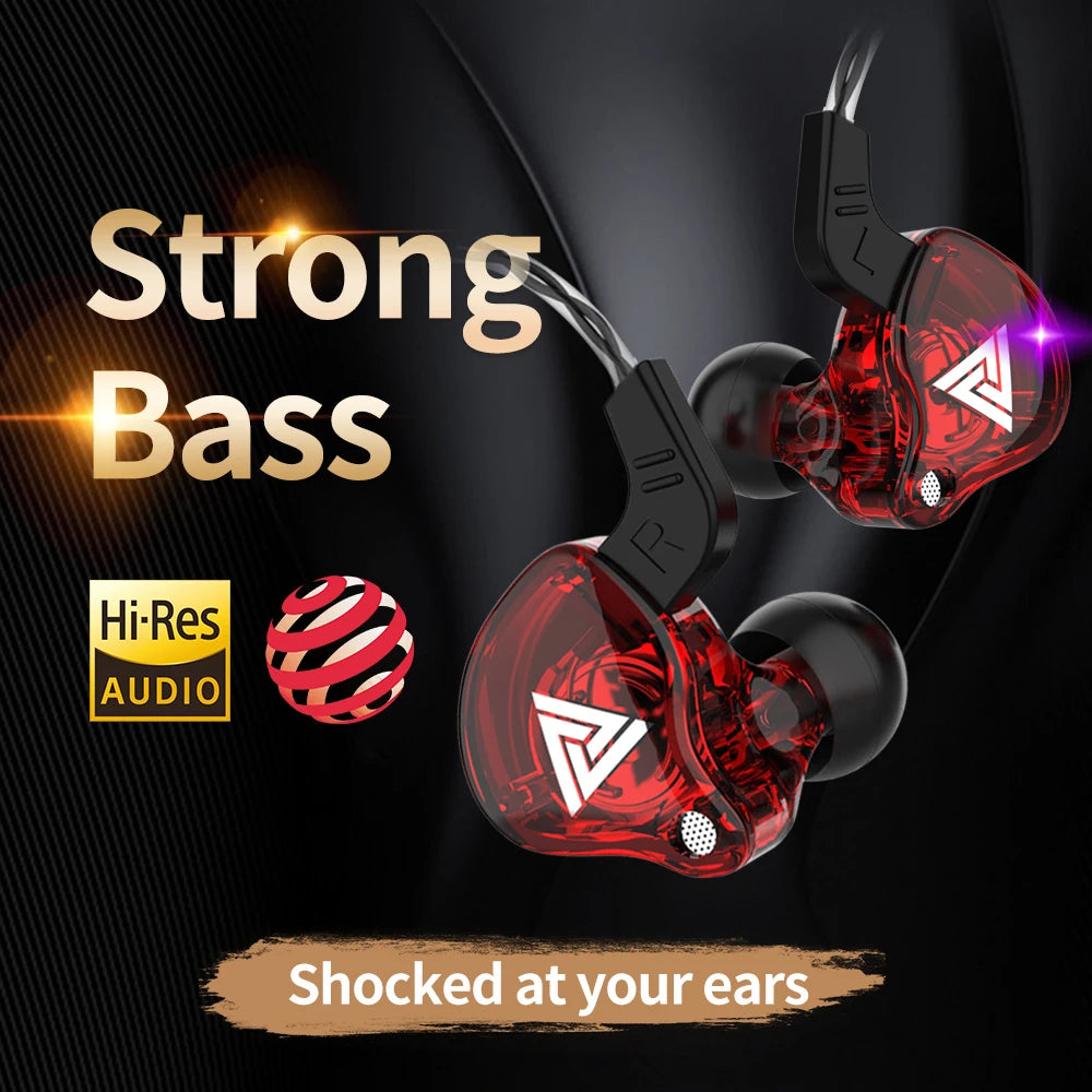 🎧 QKZ Wired In-Ear Earphones with Mic ✨