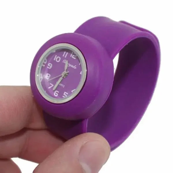 Kids Silicone Slap Wrist Watch ⌚ | 10 Colors Unisex Fun Pop Watch