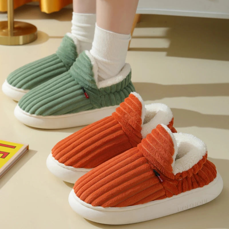 Glomexia Women Fur Plush Slippers ❄️ | Cozy Winter Slides