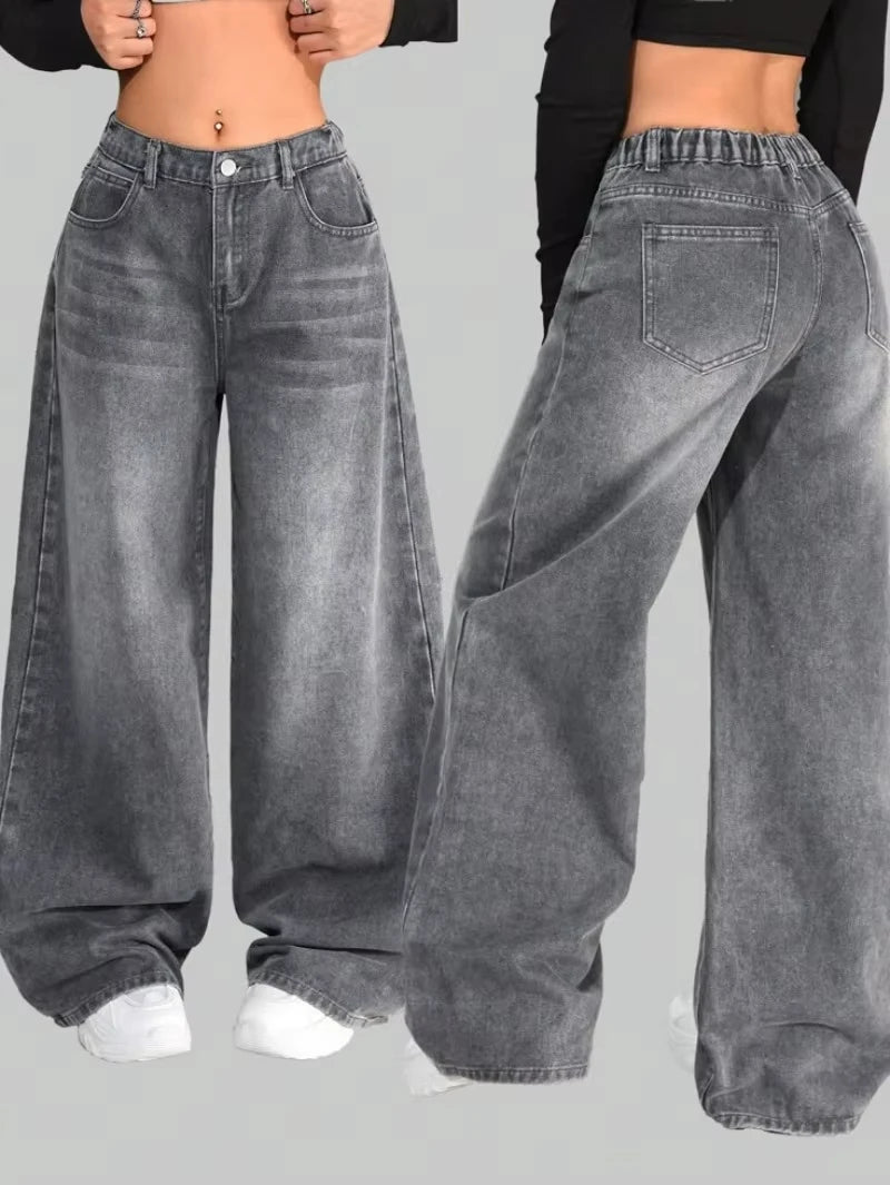 Glomexia Y2K Baggy Punk Jeans 🖤
