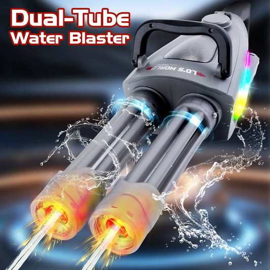 Double Barrel Electric Water Gun with Backpack