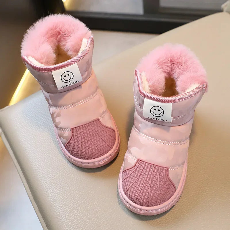 Girls PU Leather Fashion Boots 👢✨