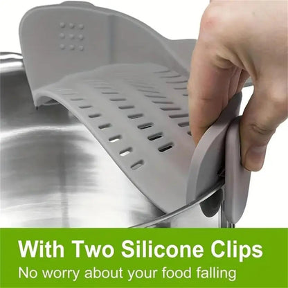 🍲 ✨ Glomexia Clip-On Pot Strainer