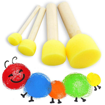 Kids EVA Painting Sponge Brush & Stamp Set