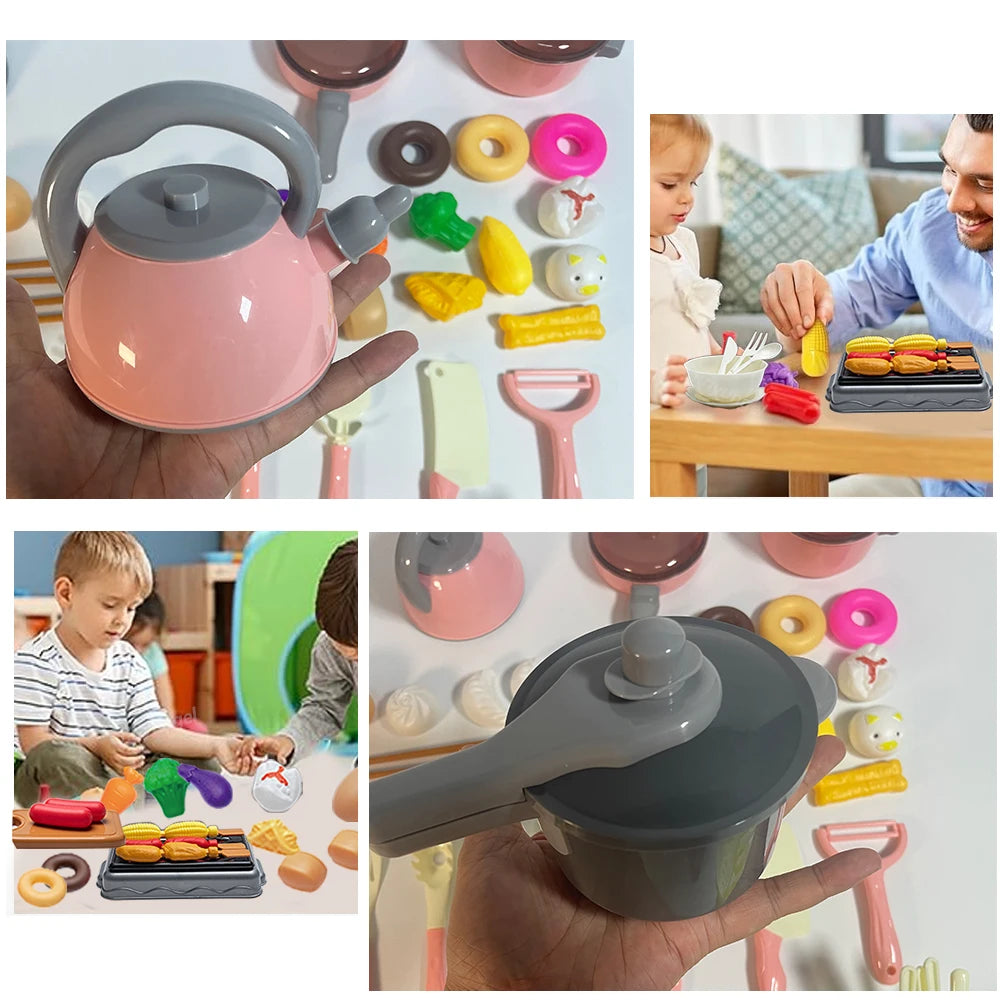 🧸 Glomexia Kids Kitchen Play Set (59–92 PCS)