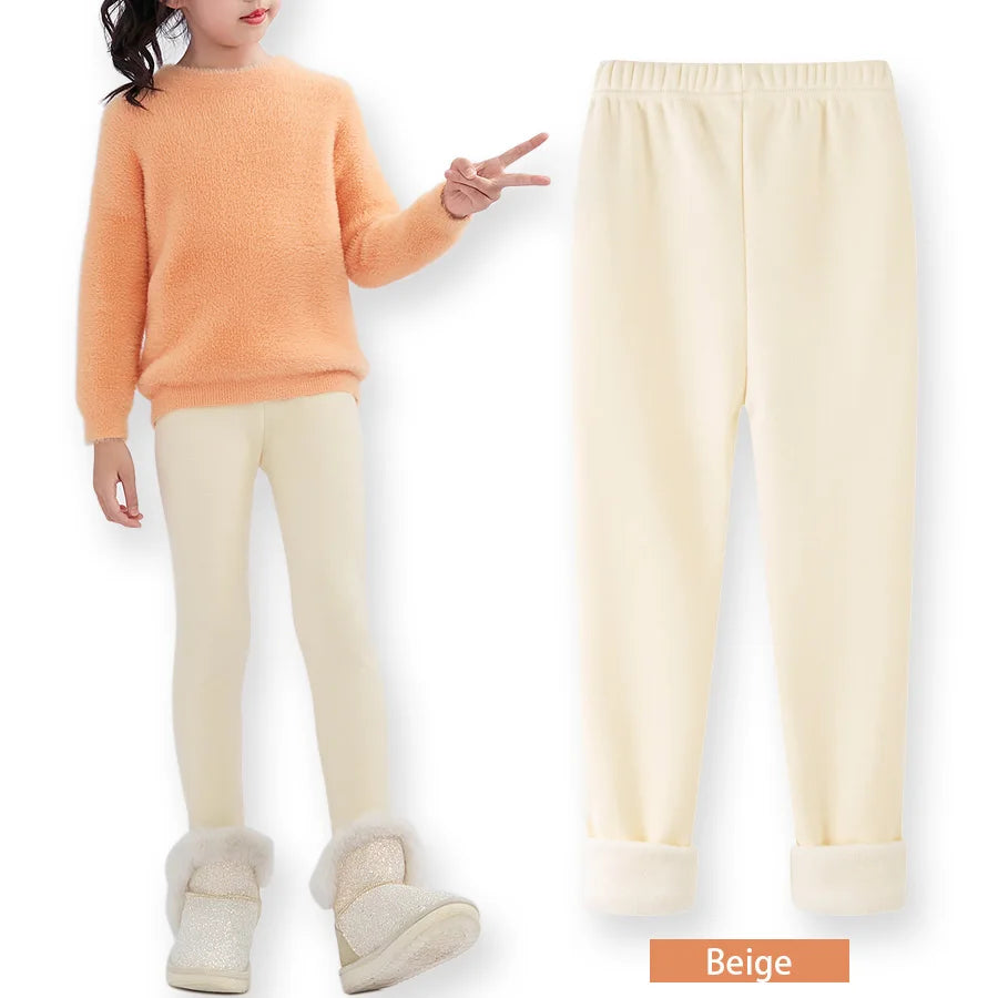 ❄️ CozyFlex Girls Thermal Leggings 🧦