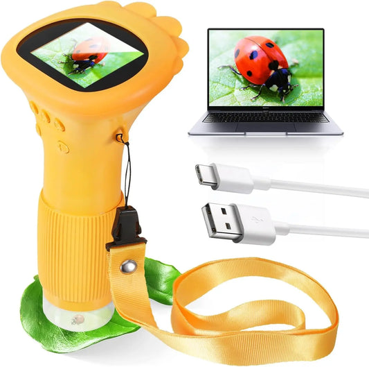 Glomexia Kids Digital Microscope 1000X with Camera 🔬📸