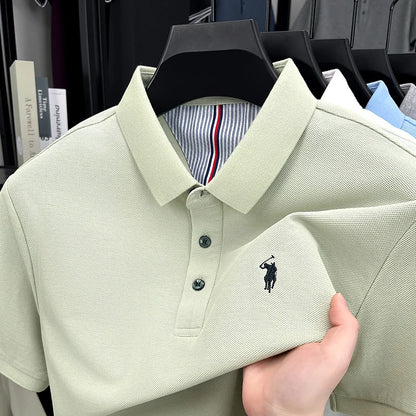 👕🧵 Men’s Embroidered Cotton Polo | Summer Casual 😎