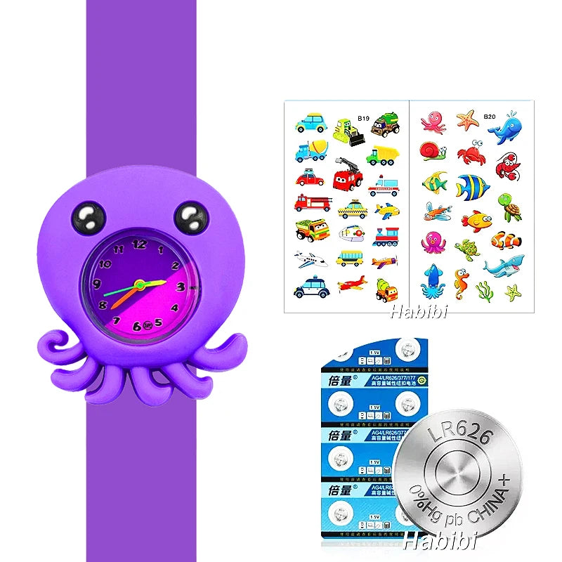 🌍 Glomexia – Kids Silicone Quartz Watch ⌚🧒