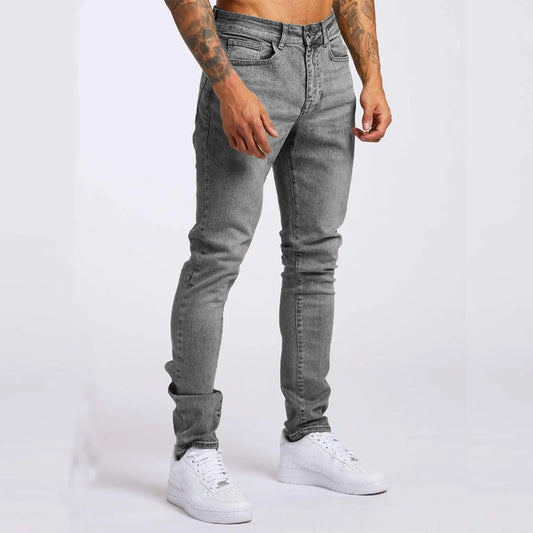 🌍 Glomexia– Men’s Casual Slim Fit Denim Jeans 👖🔥