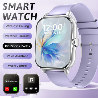 Bluetooth Call Smart Watch – 1.83” Touch Fitness Tracker