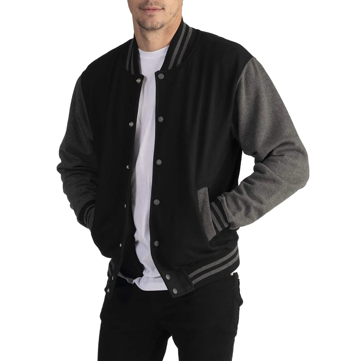 Men’s Trendy Baseball Bomber Jacket 🧢 | Loose Fit 2025
