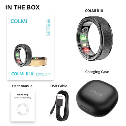 Glomexia Smart Health Ring – Heart Rate, Sleep & Fitness Tracker